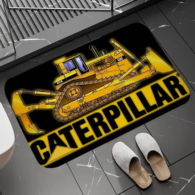 GAT Bath Mats Caterpillar Welcome Large Entrance Doormat Flannel Floor Door Mat Rug Linving Room Kitchen Long Corridor Carpet