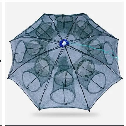 Cyrusher Fishing Net Automatic Folding Fish Net Moving Kite Fishing Net Hand Cast Net Umbrella Net Shrimp Cage  net