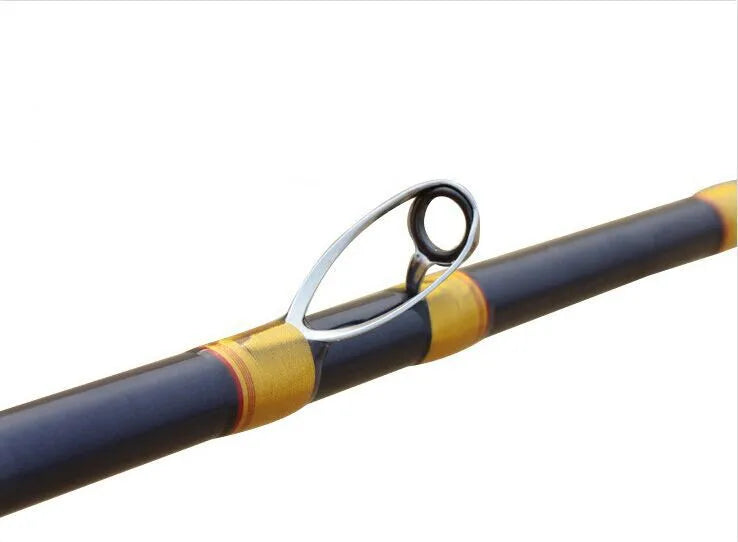 Tideliner 1.8M  2.1M 2.4M jigging boat fishing rod trolling spinning carbon fiber rod fishing pole with metal reel seat