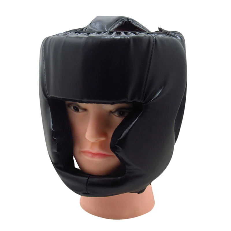 Full-Covered Thickened Boxing Helmet Men Women Adult Karate Muay Thai Training Head Protector Gym Equipment Taekwondo Head Guard