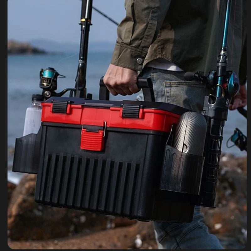 Multifuntion Fishing Ice Box Rod Box Folding Thickening Living Fish Bucket Camping Fishing Tackle Live Fish Tool Boxes 태클박스