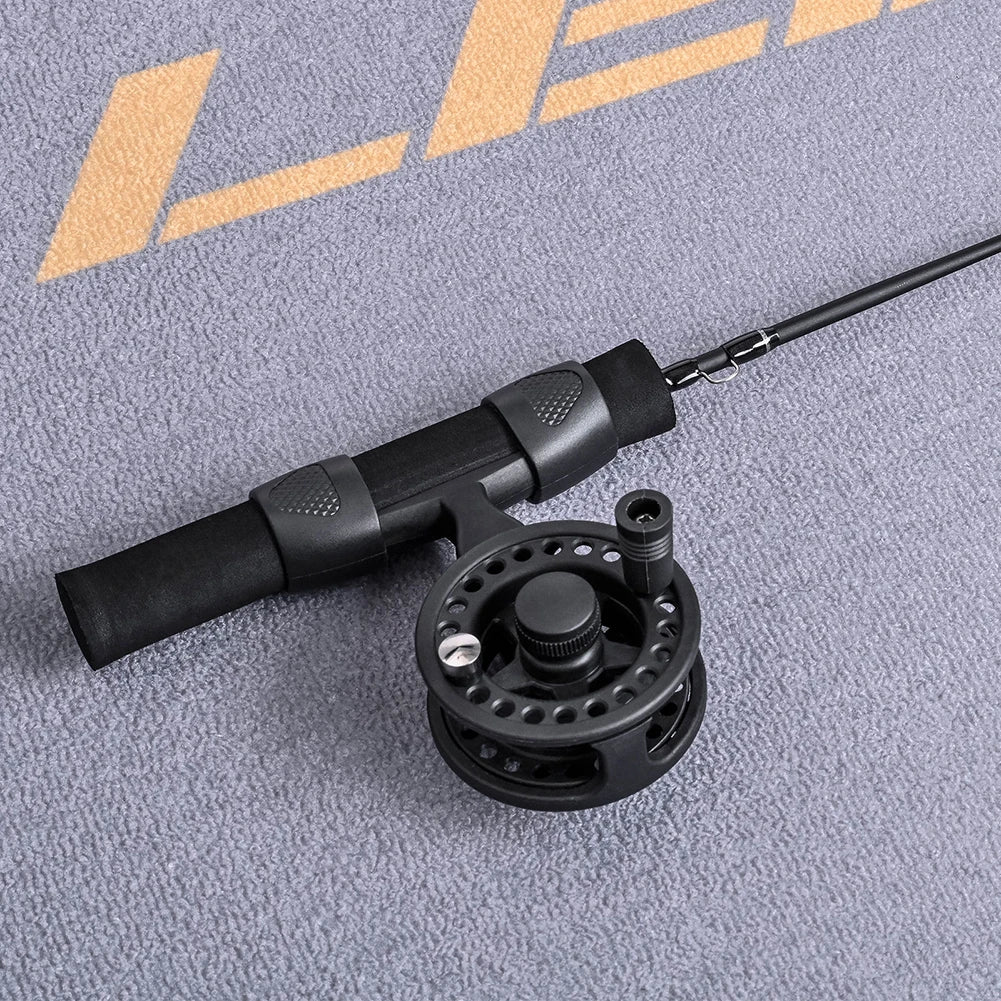 LEO 51cm Sea Fishing Rods Fiberglass Fishing Rod Reel Combo Set Portable Ultra-short Antiskid Grip Tackle Pesca Fisherman Gear