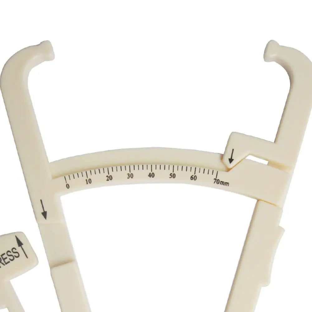 1Pcs Crossfit Body Fat Loss Tester Calculator Fitness Caliper Clip Measurement Slim Skin Fold Body Fat Chart Gym Equipment