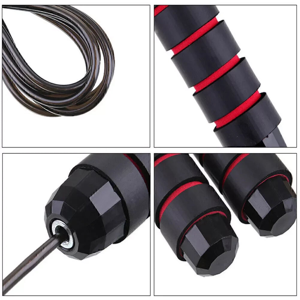 2.8/3m Ropes To Jump Crossfit Portable Fitness Equipment Aerobics Fast Steel Wire Jump Rope Boxing Yoga for Woman Man WeightLoss