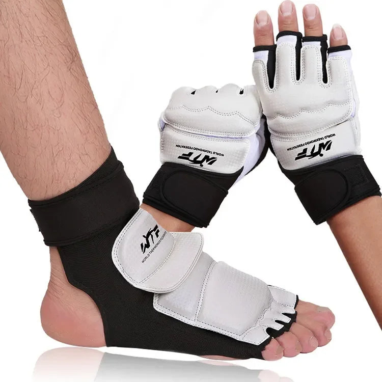 Taekwondo protection Sanda Training Taekwondo Handguard and Banket Match Protective Gear Foot Protector WTF Kickboxing Equipment