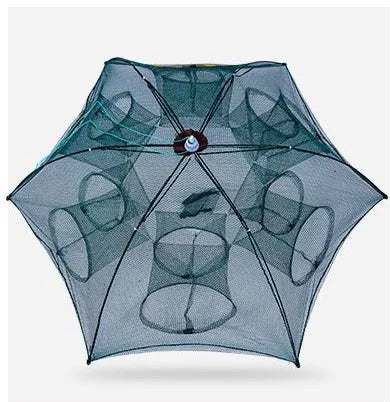 Cyrusher Fishing Net Automatic Folding Fish Net Moving Kite Fishing Net Hand Cast Net Umbrella Net Shrimp Cage  net