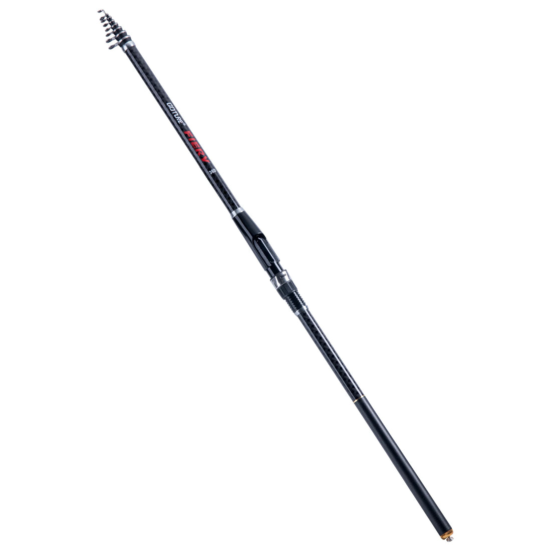 Gouture FIERY-Telescopic Rock Fishing Rod High Density Carbon Fiber Rods Portable with Storage Bag 3.6-7.2m 30T New Fishing Rods