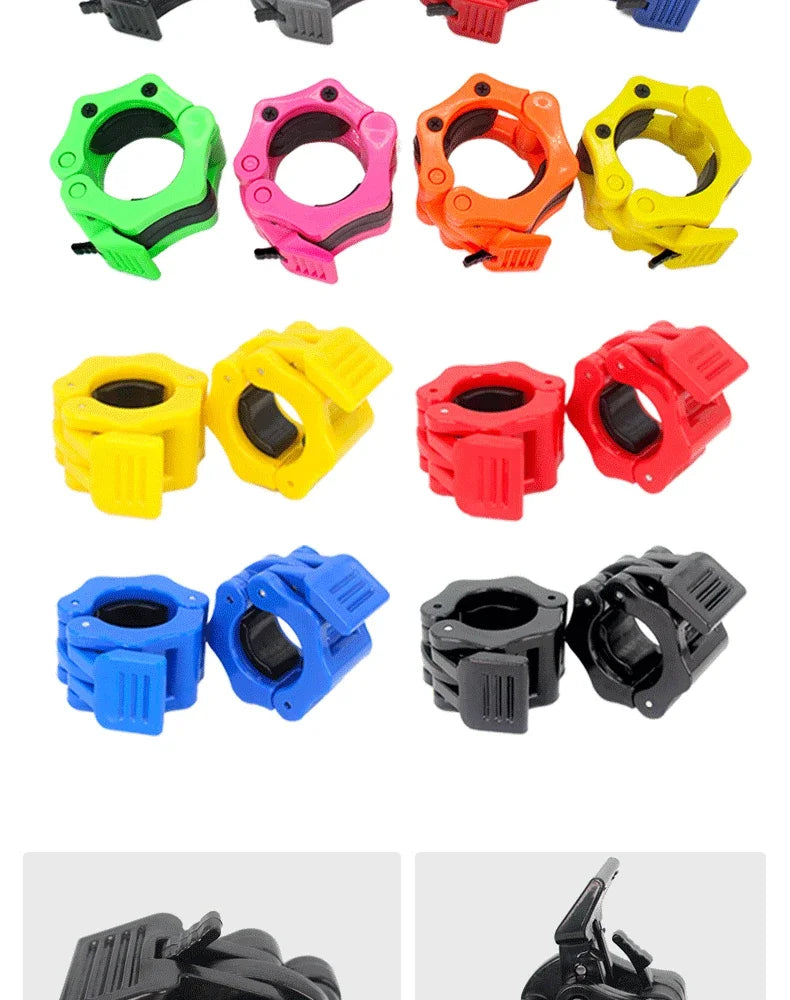 1PCS Diameter Standard Bar Dumbbell Barbell Collars Quick Release Lock Clips Clamp Weight Lifting Gym Fitness Bodybuilding Tools