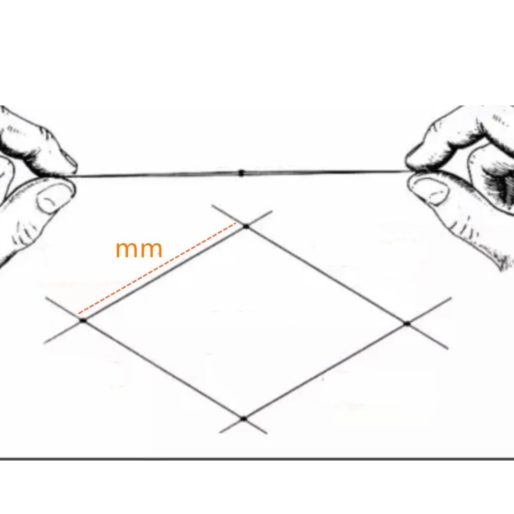 POUI COME DREAM Semi-Finished Gill Net Monofilament Nylon Fishing Network Fish Nets Rede Speca 5mm-20mm Mesh Twine 0.15mm-0.3mm