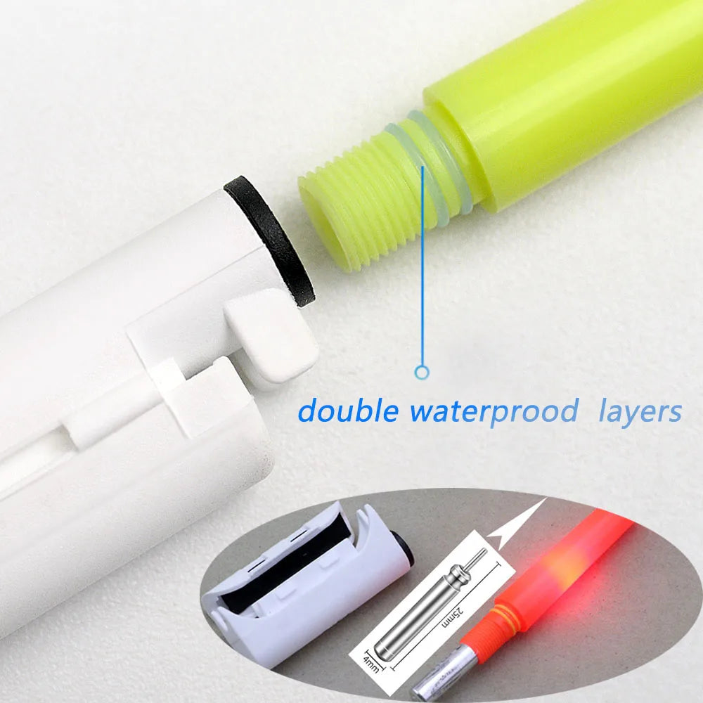 Electronic Fishing Light Stick With CR425 battery rechargeable kit Fishing Rod Bite Bait Alarm Night Fishing Bobber Pesca Tackle