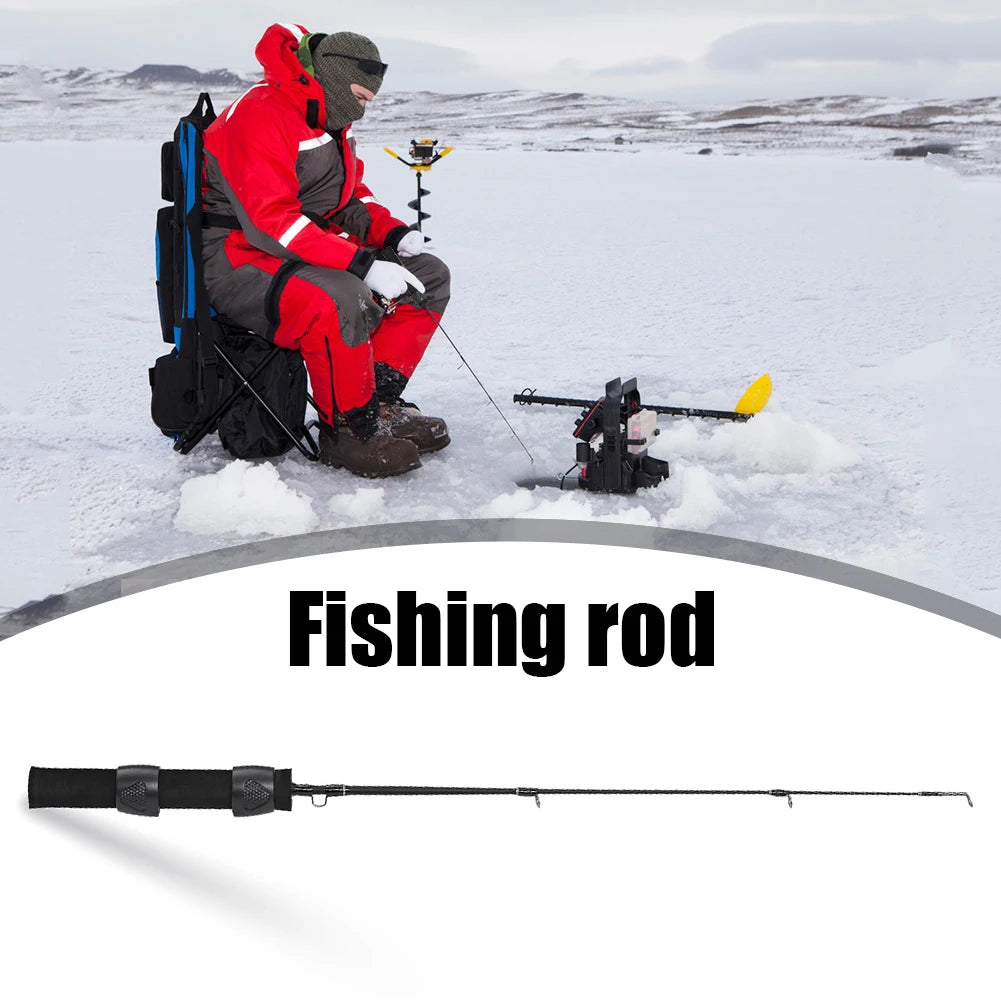 LEO 51cm Sea Fishing Rods Fiberglass Fishing Rod Reel Combo Set Portable Ultra-short Antiskid Grip Tackle Pesca Fisherman Gear