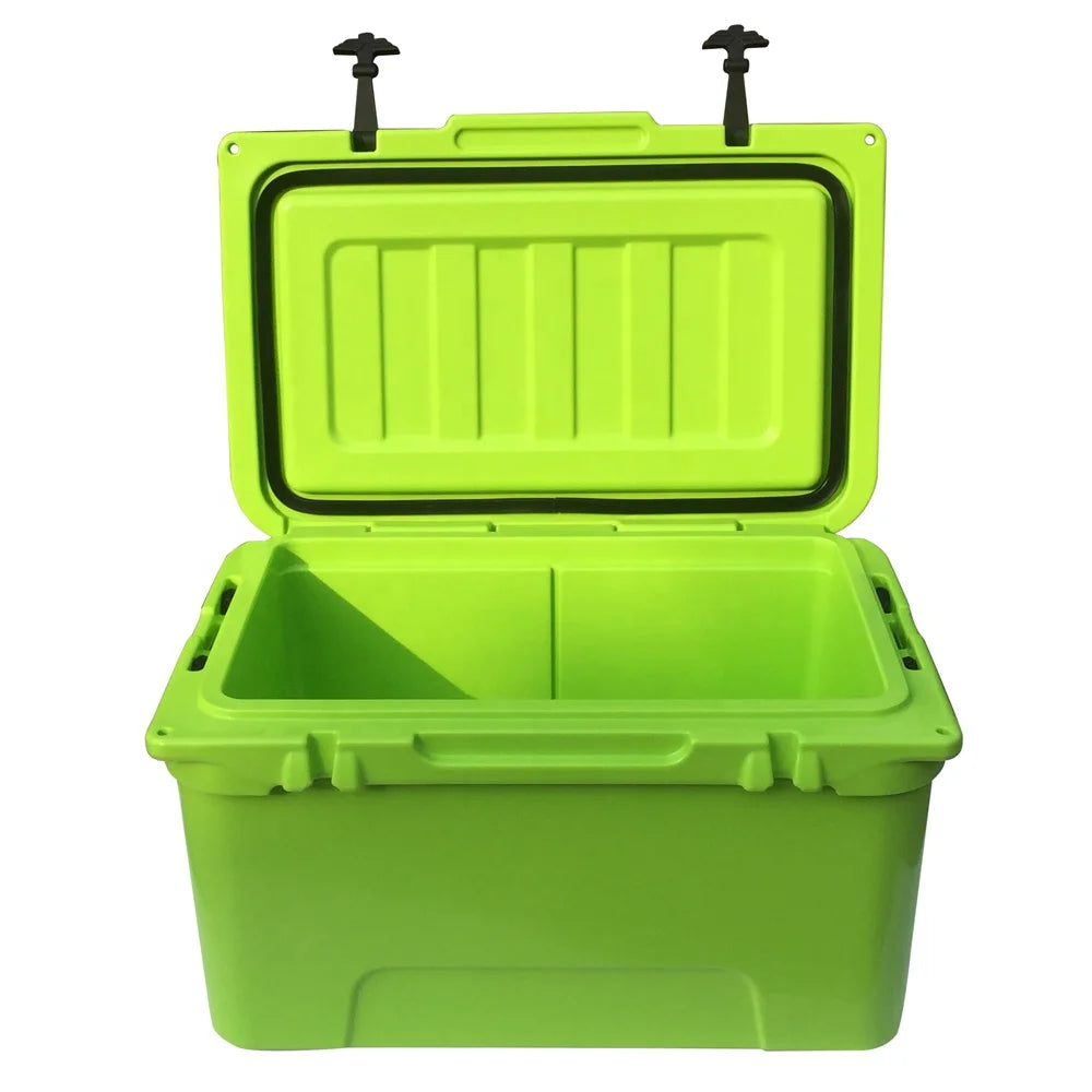 Portable 65 liter yedi style roto molded plastic fishing ice chest cooler box