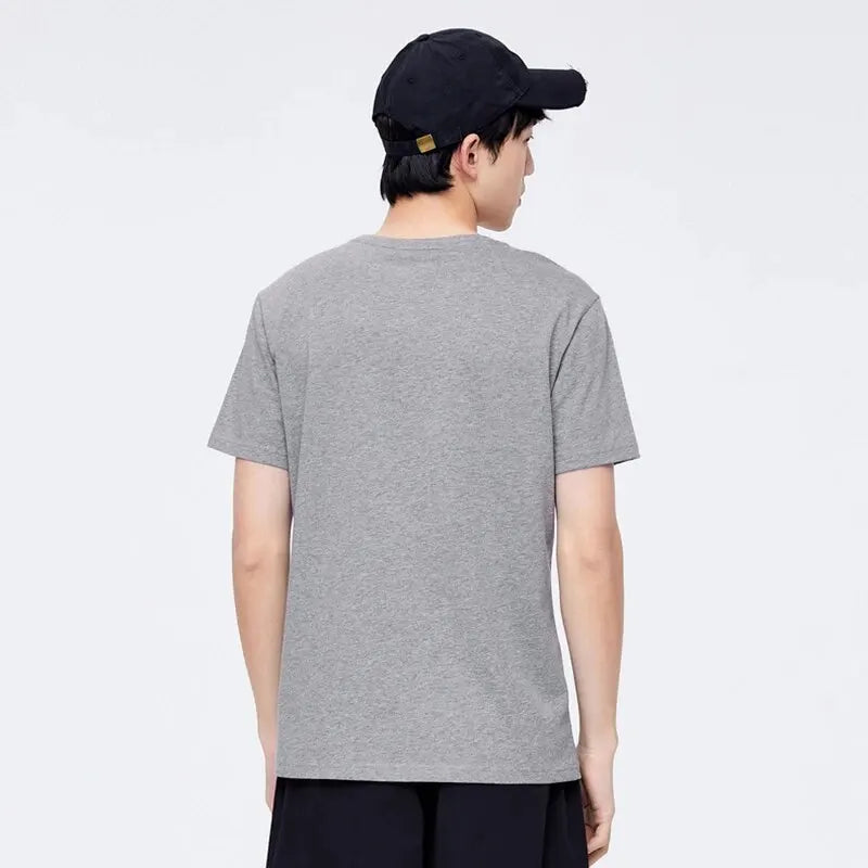 SEMIR T-shirt Men 2024 Spring New Daily Simple Commuting Casual Classic Trendy Solid Color Round Neck Short-sleeved T-shirt