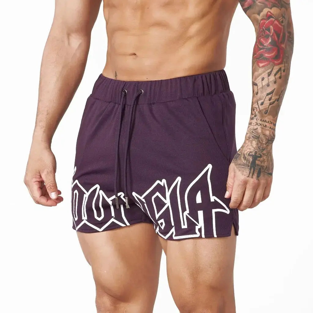 Summer new sports and fitness shorts with mesh, quick drying, breathable running, basketball training, casual shorts