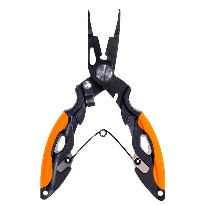 Multifunction Fishing Pliers Tools Accessories for Goods Winter Tackle Pliers Vise Knitting Flies Scissors Braid Set Fish Tongs