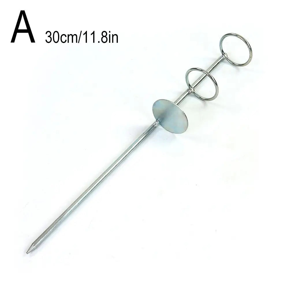 Fishing Rod Ground Holder Stainless Steel Adjustable Inserts Portable Bracket Fishing Accessories To Insert Metal Double