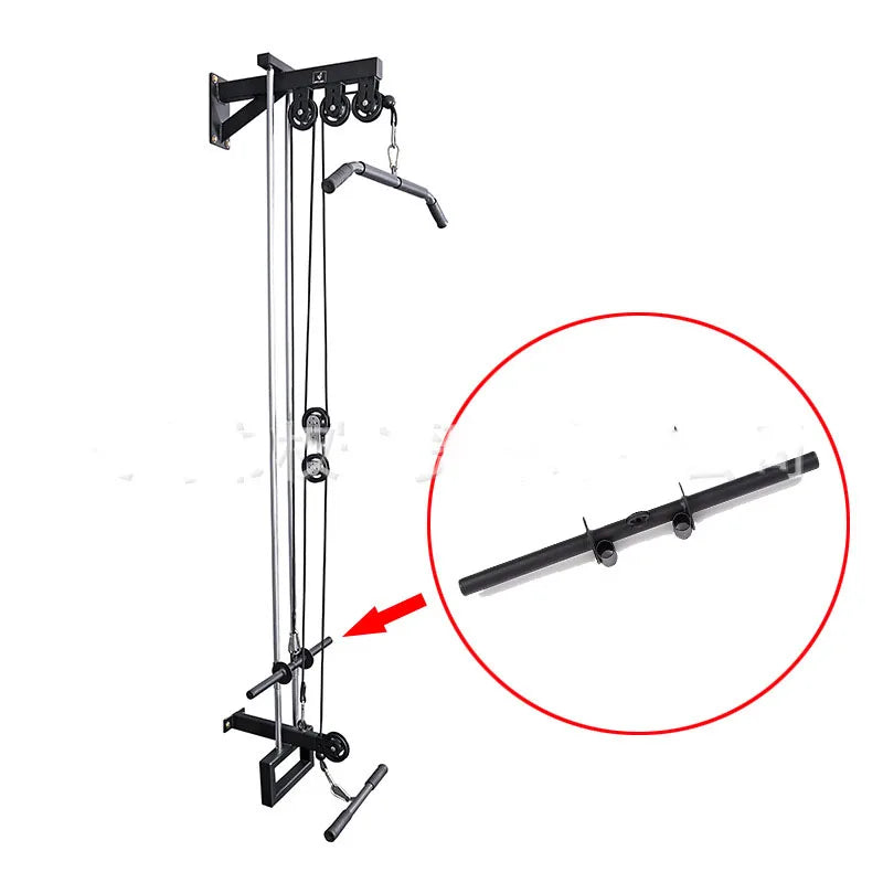 New Fitness DIY Pulley Cable Machine Attachment System Arm Biceps Triceps Hand Strength Trainning Home Gym Workout Equipmen Set