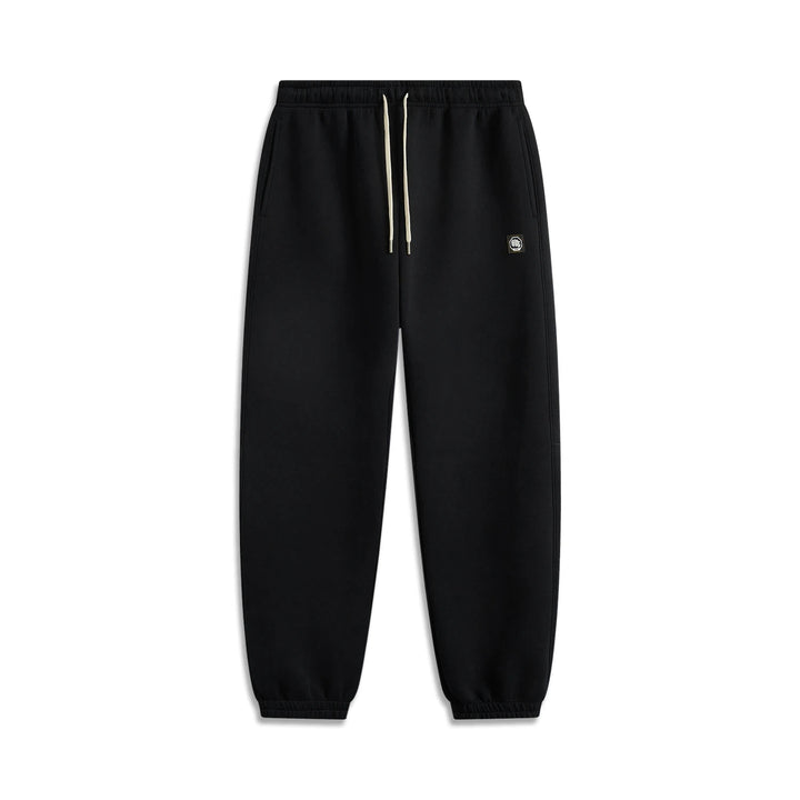 Li-Ning Men BADFIVE Sweat Pants 54%Cotton 46%Polyester Loose Fit LiNing Leisure Comfortable Sports Trousers AKLV017