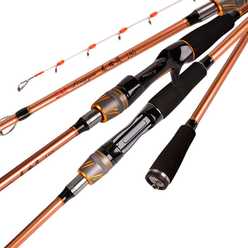 Fishing Rods 2 Sections 1.2m 1.3m 1.4m 1.5m 1.6m 1.8m UL Power Carbon Ultralight Spinning Casting Fishing Rods