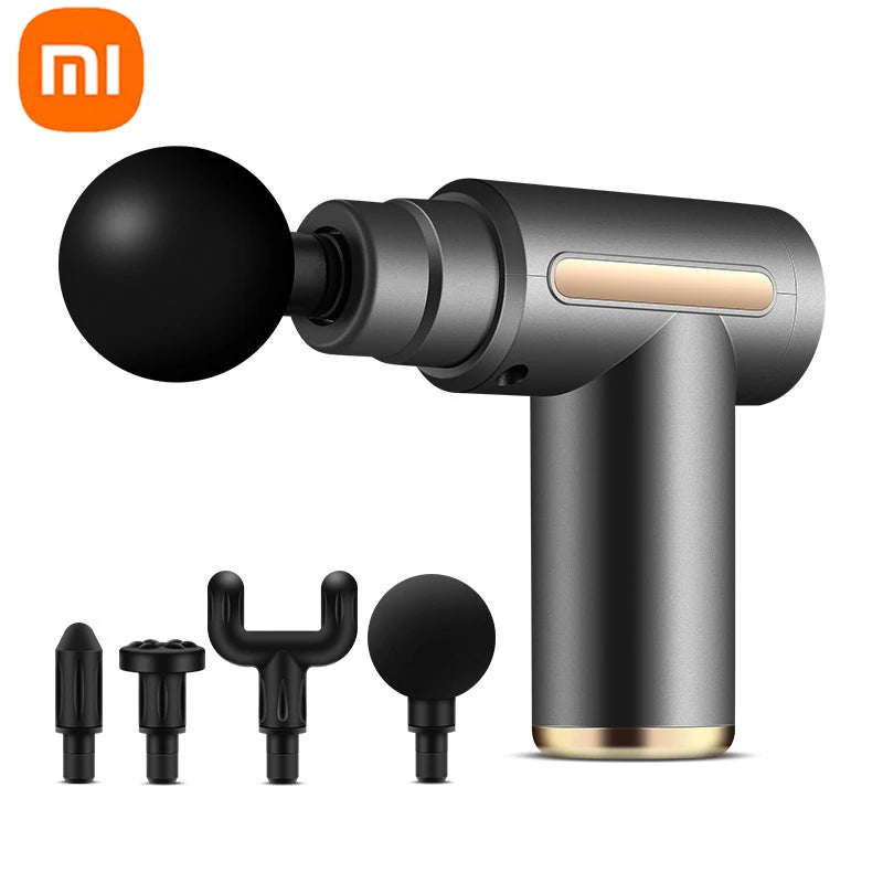 Xiaomi USB Mini Massage Gun Fascia Machine Muscle Relaxation Vibrating Gun Rod Massage Fitness Equipment Neck Grab Fascia Gun