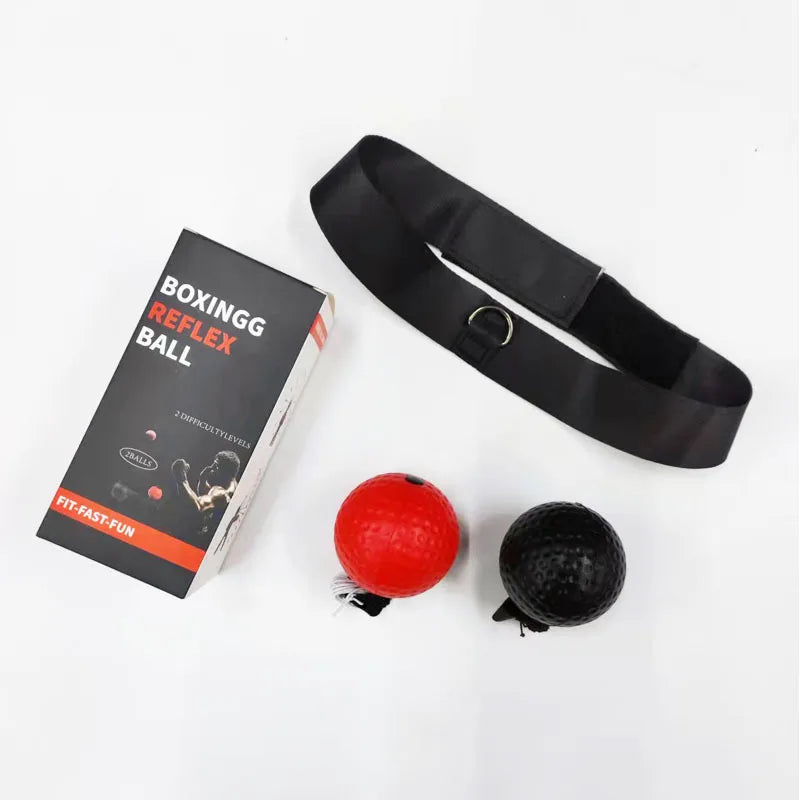 DUELTIGER Boxing Reflex Speed Ball Boxing Reflex MMA Sanda Training Hand Eye Reaction Thai Boxeo Fitness Equipment Gym PU Punch