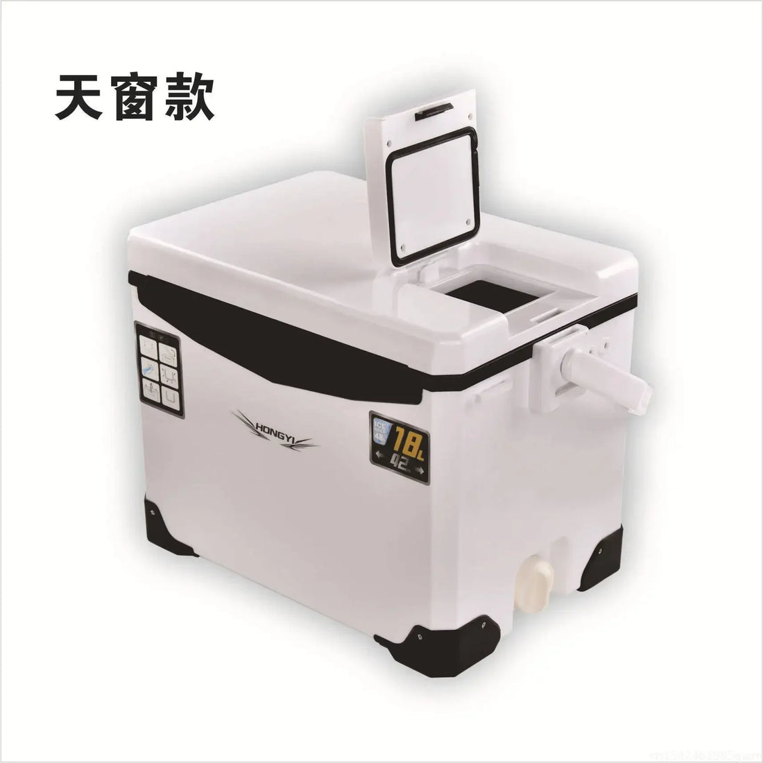 10L 18L 28L 32L 36L 70L 85L Sea Fishing Solar Fishing Ice Box With Wheel Shrimp Box Cooler Fishing Box Refrigerator Incubator