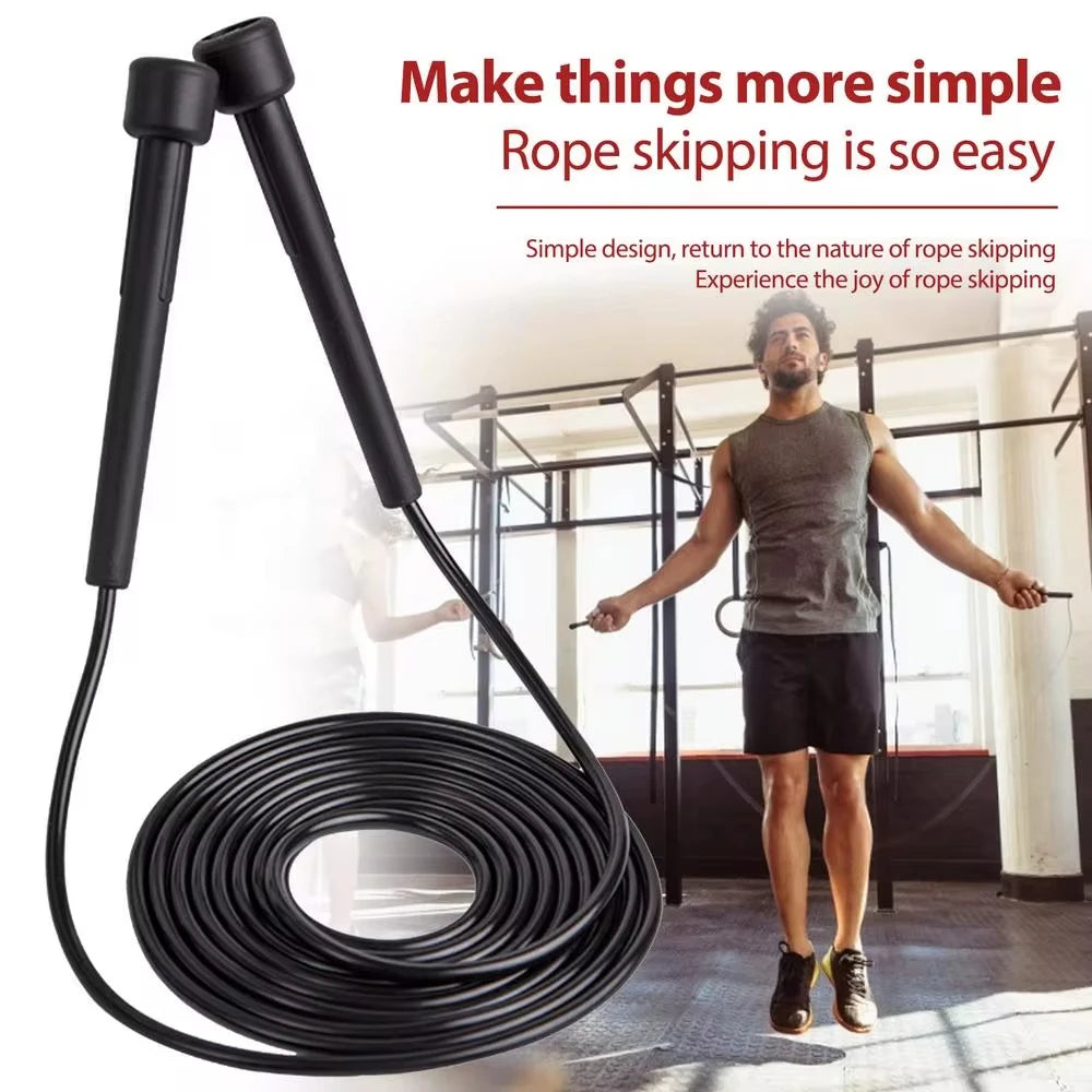 New Speed Jump Rope Professional Men Women Gym PVC Jumping Skipping Rope Adjustable Fitness Equipment Muscle Boxing Training