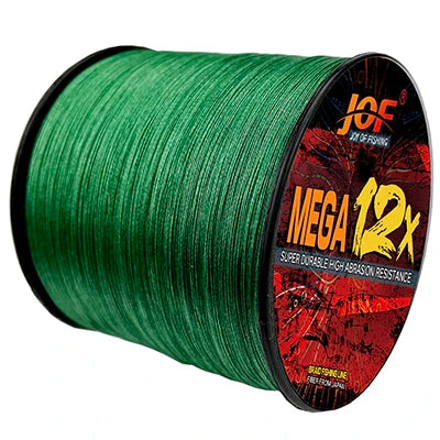 JOF Braided Fishing Line 8 Strand 12 Strand 500M Multifilamento Carp 100% PE Fly Sea Saltwater Weave Extreme Strong Pesca Japan