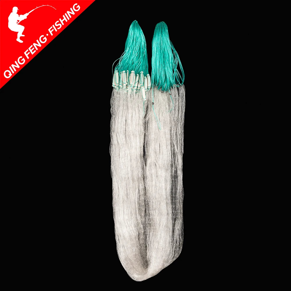 30m Fishing Fish Mesh Trap Monofilament Gill Net Netting Tackle Outdoor