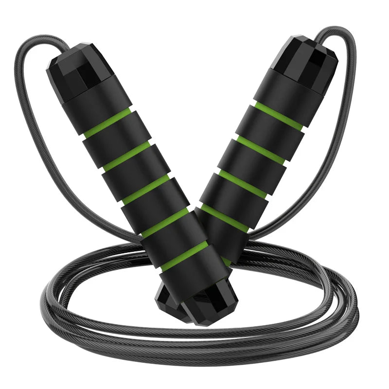 1PCS The New Jump Rope Steel Wire Skipping Exercise Adjustable Jumping Fitness Workout Training Home Sport Equipment Tangle-Free