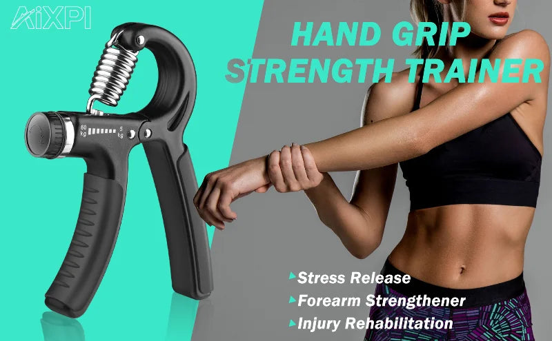 5-60KG Hand Grip Strengthener Gym Equipment Gripper Forearm Exerciser Grips Exercise Hands And Fingers Trainer Muscle Fitness