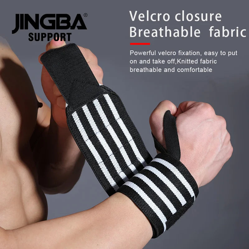 1PC Wristband Wrist Support Brace Straps Extra Strength Weight Lifting Wrist Wraps Bandage Fitness Gym Training