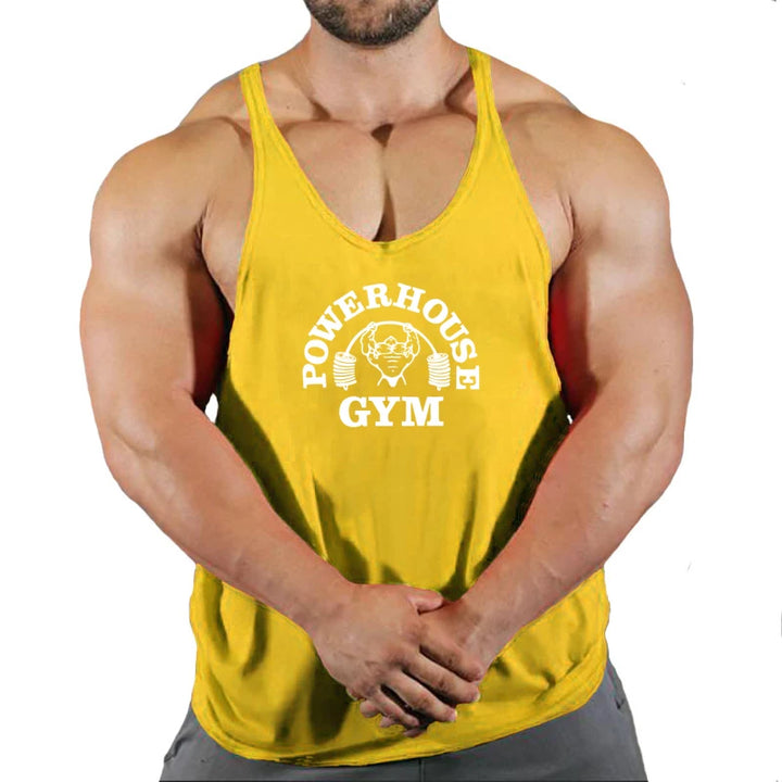 New Gym Tank Top Summer Brand Cotton Sleeveless Shirt Casual Fashion Fitness Stringer Tank Top Men bodybuilding Clothing M-XXL