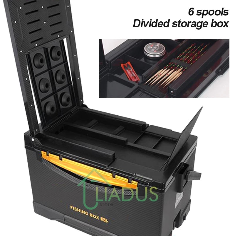 32L Large Capacity Outdoor Thick Insulation Material Live Fish Box Fishing Accessories Tool Fish Box Multi-function Set Fish Box