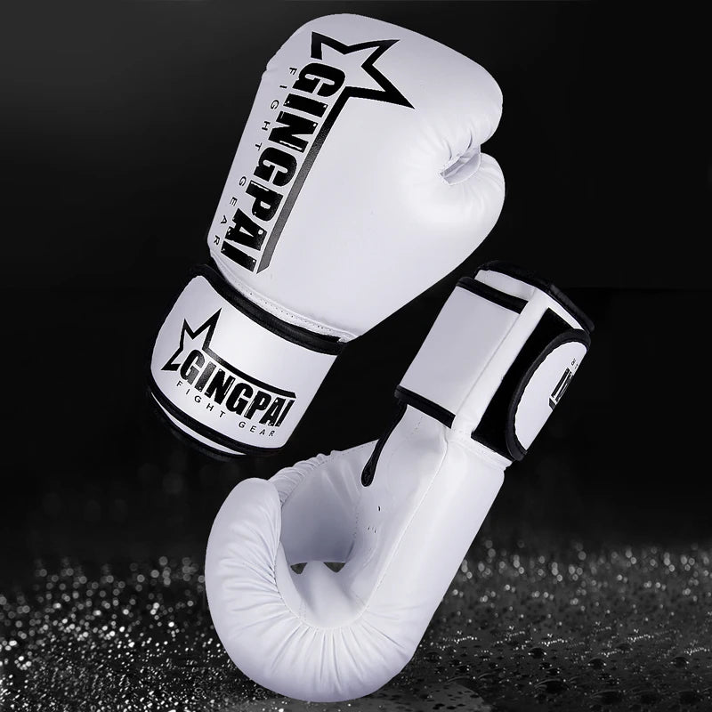 Boxing Gloves for Men Women PU Karate Muay Thai Guantes De Boxeo Free Fight MMA Sanda Training Adults Kids Equipment