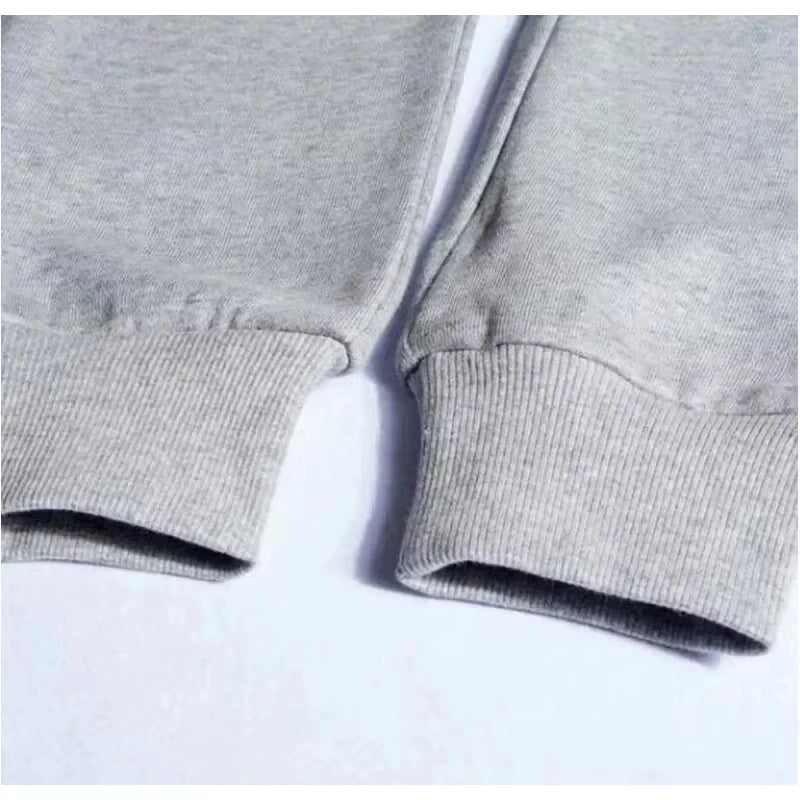 Men's Luxury Print Fleece Sweatpants Warm Jogging Pants Multiple PacksMale Outdoor Trousers Straight Trouse New Autumn Winter