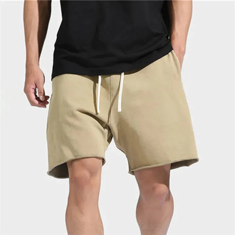 Men's Straight Leg Fitness Sports 5 Minutes Pants Mid-Waist Loose Fashion Basketball Shorts Running Casual Pants