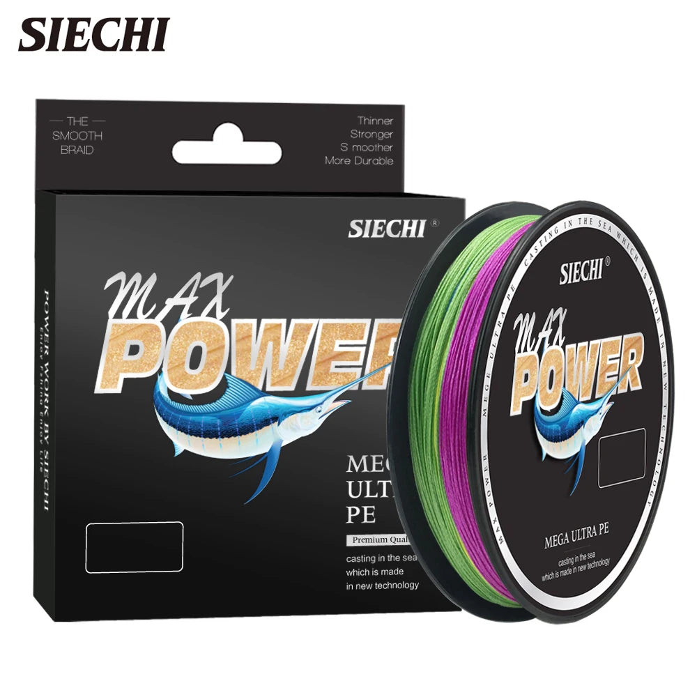 SIECHI 16 Strand Japan Braided Line Multifilament Fishing Line 150M 500M Carp Fishing Accessories 18-110LB Pe Line 8 Braid Wire