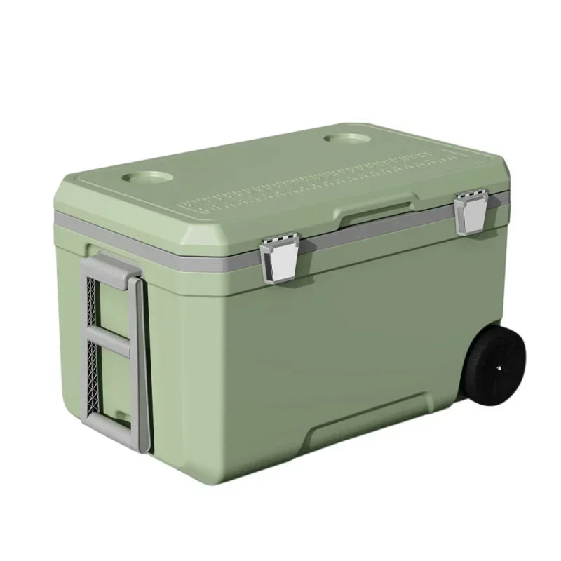 Outdoor Camping Car Cooler 70L Large Capacity Food Ice Box For Fishing Travel Picnic Storage