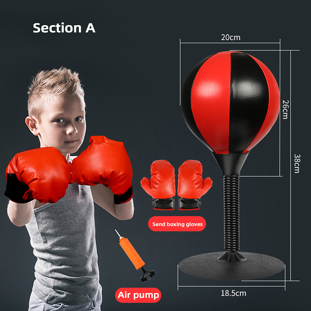 Children's Boxing Bag With Spring Multifunctional Boxing Tool Sport Musculation Training Home Gym Toys For Kickboxing Kids