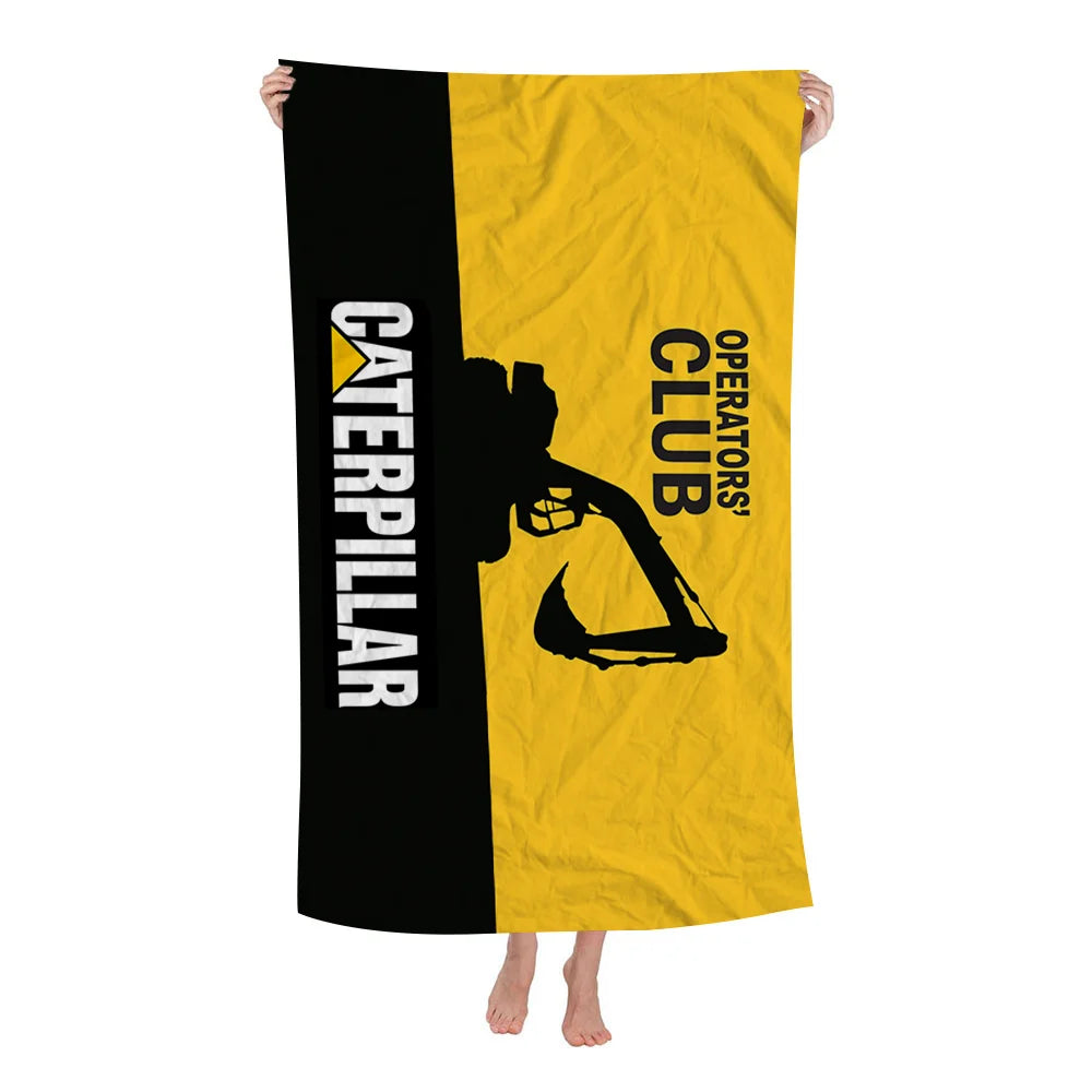 Cat C-Caterpillar Beach Towel Colorful Bath Towels for Girl Microfiber Quick Dry Custom Sand Free Beach Yoga Spa Gym Pool