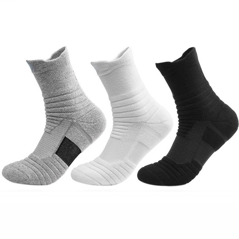 1/3 Pairs Anti-slip Football Socks Men Cotton Sock Short Long Tube Soccer Basketball Sport Socks Breathable Deodorous Sock 39-45