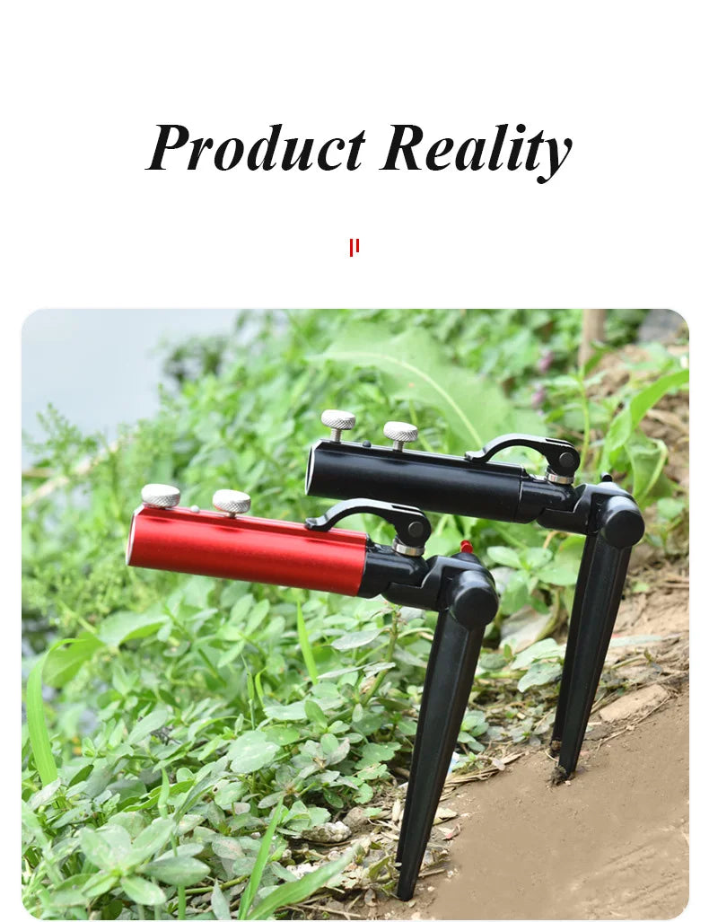 Fishing Rod Ground Insertion Bracket Aluminium Alloy  360° Free Adjustable Multi-Directional Fishing Rod Holder Accessories