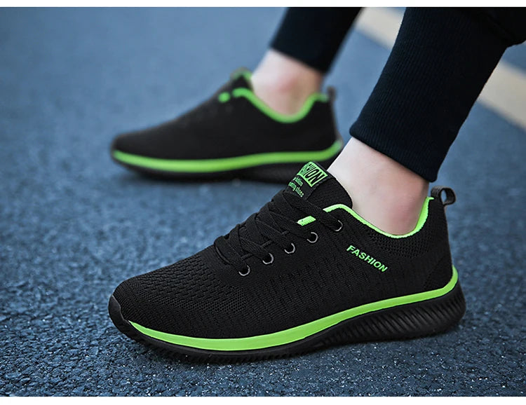 Men Running Walking Knit Shoes Fashion Casual Men Sneakers Breathable Sport Athletic Gym Lightweight Running Shoes