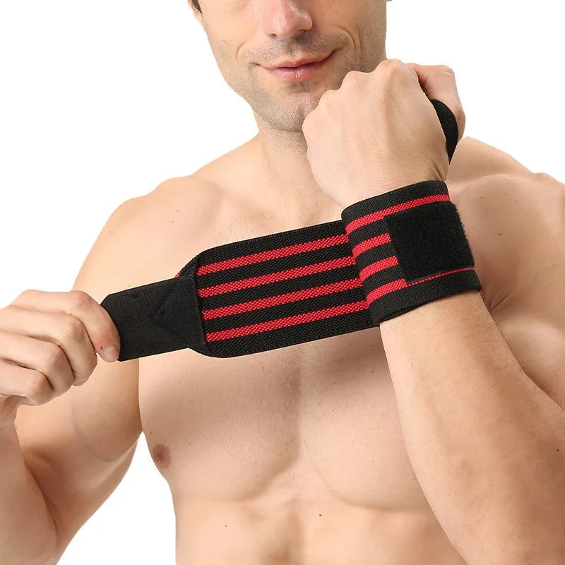 1Pcs Wristband Wrist Support Brace Straps Extra Strength Weight Lifting Wrist Wraps Bandage Fitness Gym Training Sports bandage