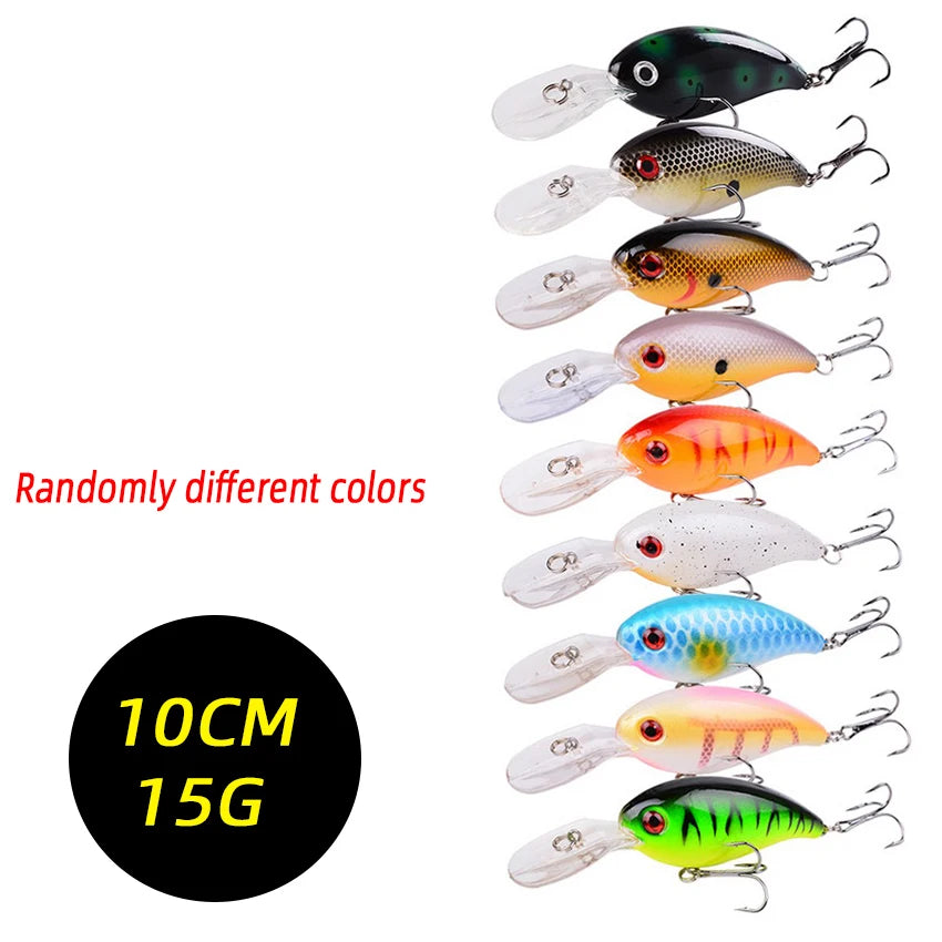 3/5/8 Pcs of Random Fishing Lure Set High Quality Swimming Bait Minnow Mini Crank Wobble Bait Crankbait Artificial Bait