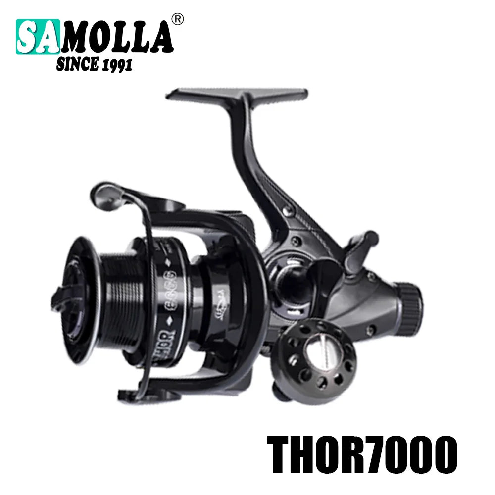 New Carp Fishing Reel Spinning Reels Max Double Drag 27kg 12+1BB Carretilha De Pesca Accesorios Mar Peche En Mer Salt/Freshwater