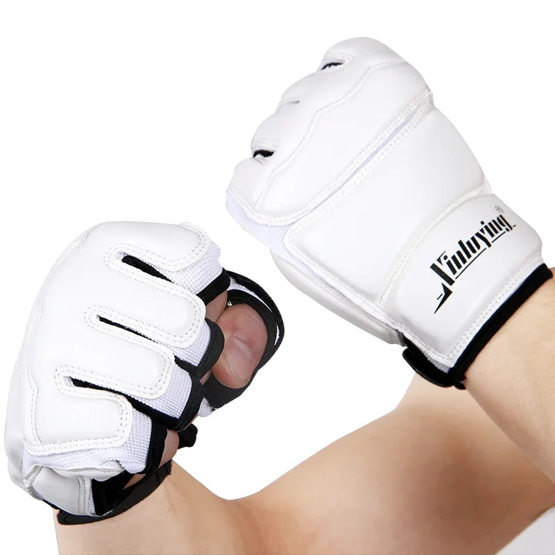 Half Fingers Adults Boxing Fighting Kids Sandbag Training MMA Sanda Karate Muay Thai Fitness Taekwondo Protector Boxing Gloves