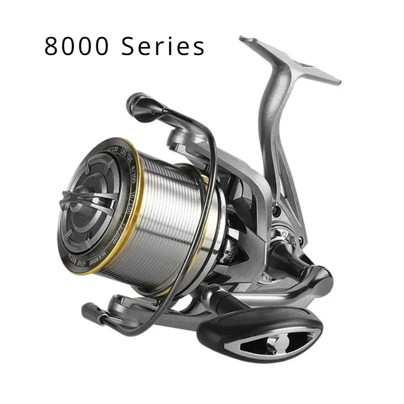 17+1BB 8000-14000 Series Aluminum Alloy Spool Fishing Reel 4.8:1 Durable Long Shot reel baitcasting reels reel fishing