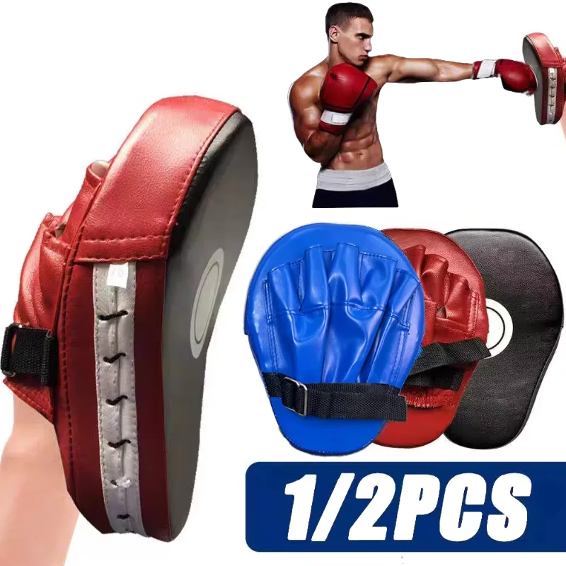 MMA Pu Boxing Gloves Pad Karate Muay Thai Free Fight Sanda Training Adults Kids Equipment Accessory Aldult Foot Target Kick